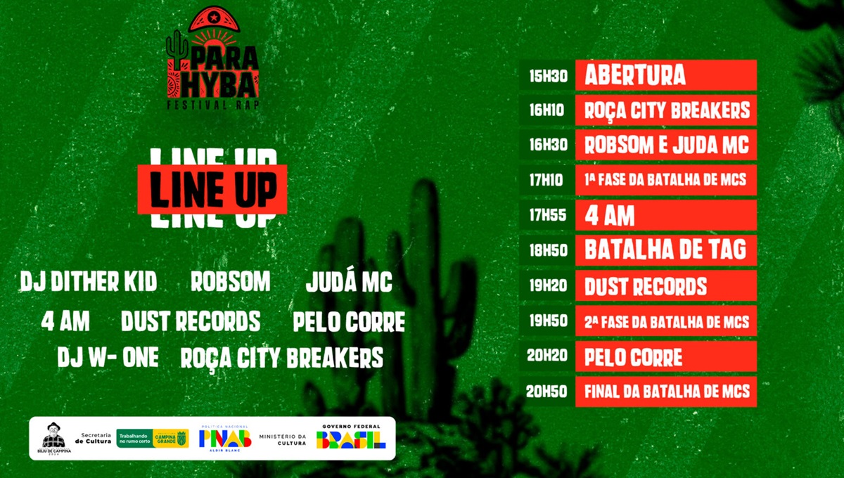 Museu de Arte Popular sedia Parahyba Festival Rap, neste domingo (3)