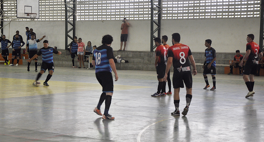 Segunda fase da Liga de Futsal da Universidade Estadual da Paraíba acirra disputa entre equipes de cinco câmpus