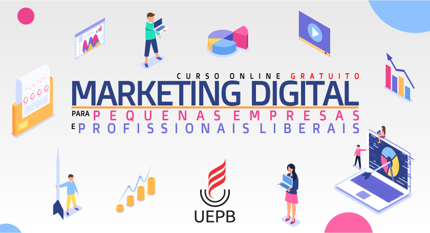 Codecom UEPB oferta curso on-line de marketing digital para pequenas empresas e profissionais liberais