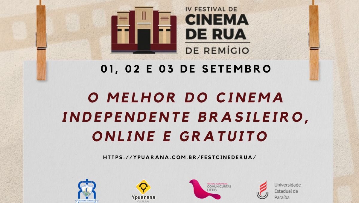 4º Festival de Cinema de Rua de Remígio tem início com exibições e realização de oficinas em audiovisual
