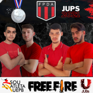 Equipe da UEPB de Free Fire conquista segundo lugar na edição 2021