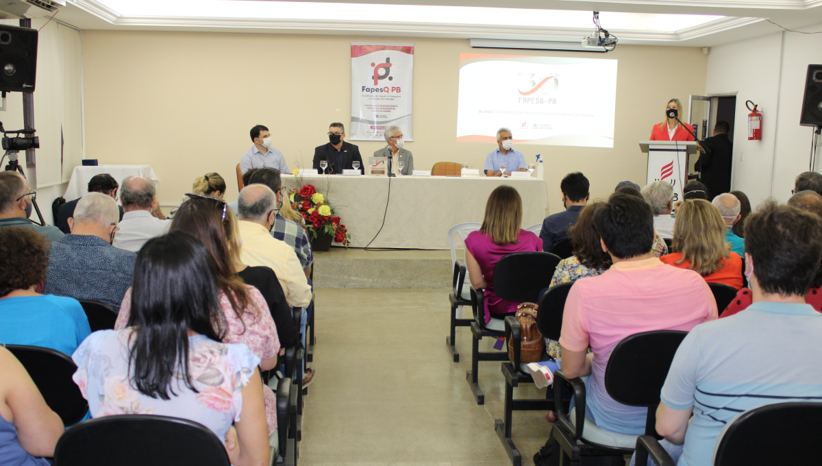 Solenidade dos 30 anos da Fundação de Apoio à Pesquisa do Estado da Paraíba é realizada na UEPB