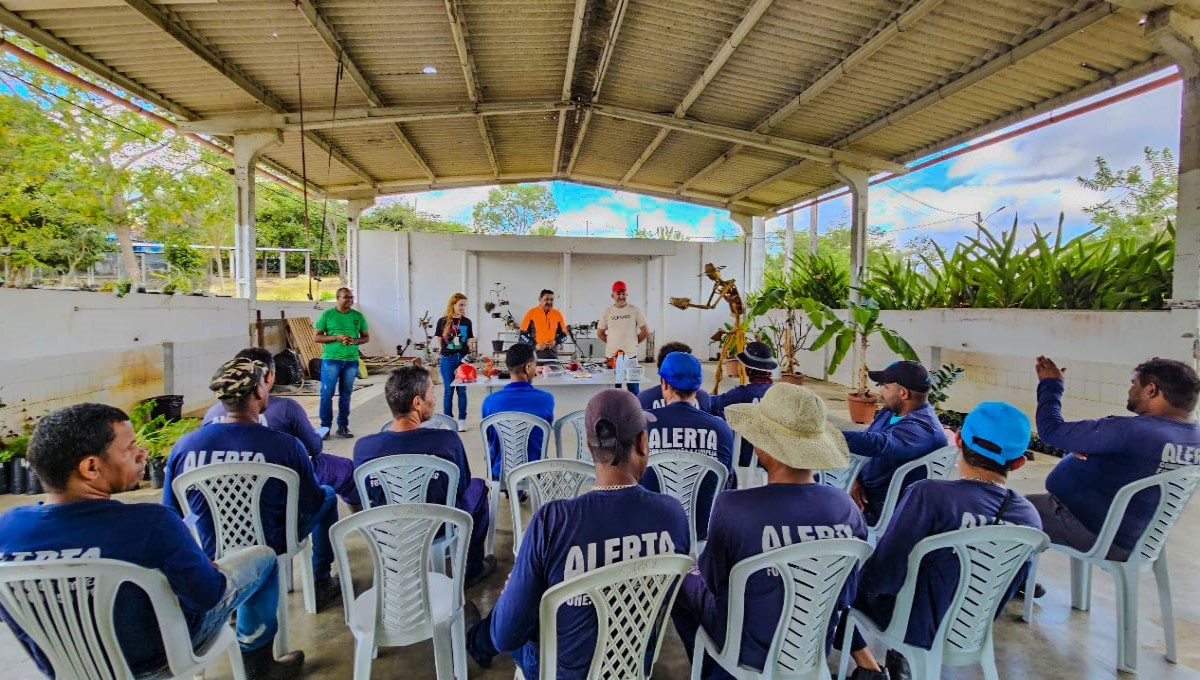 Jardim Botânico e PROGEP promovem treinamento sobre uso seguro de máquinas roçadeiras